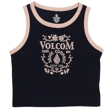 Camiseta Regata Volcom To The Bank Cropped - Feminina