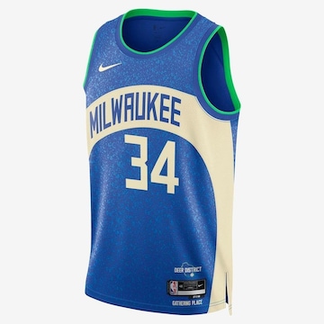 Camiseta Regata Nike Milwaukee Bucks 2023/24 City Edition - Masculina