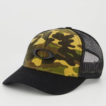 Boné Aba Curva Oakley Ellipse Metal Camo - Strapback - Adulto