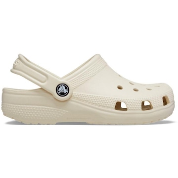 Sandália Crocs Classic Clog Kids Bone - Unissex