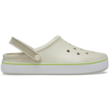 Sandália Crocs Off Court Clog Bone - Unissex