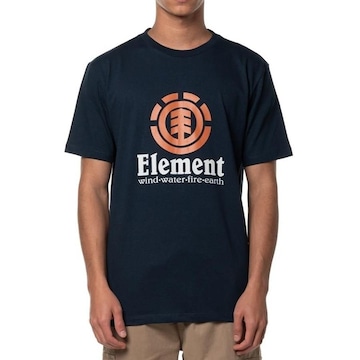 Camiseta Element Vertical Color - Masculina