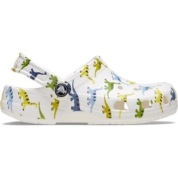 Sandália Crocs Classic Character Print Clog T Dinosaur - Unissex