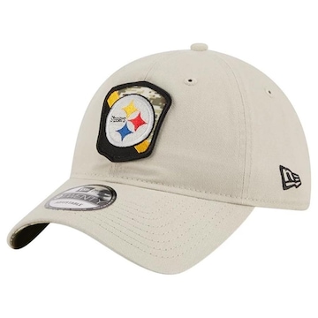 Boné Aba Curva New Era 920 Pittsburgh Steelers Salute To Service - Strapback - Adulto