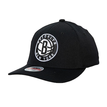 Boné Aba Curva Mitchell & Ness Nba Team Ground Brooklyn Nets - Adulto