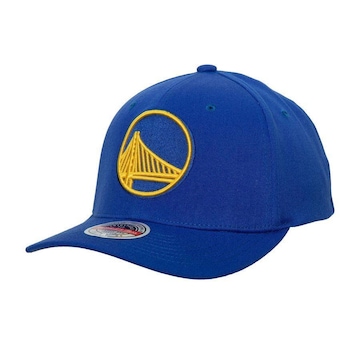 Boné Aba Curva Mitchell & Ness Nba Team Ground Golden State Warriors - Adulto