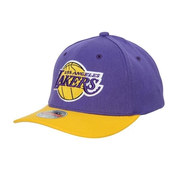 Boné Aba Curva Mitchell & Ness Nba Team 2 Tone Los Angeles Lakers - Adulto