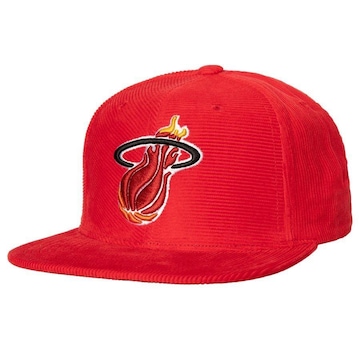 Boné Aba Reta Mitchell & Ness Nba Over The Top Miami Heat - Adulto