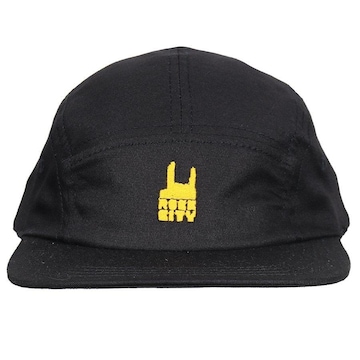 Boné Aba Curva Rock City Logo Five Panel - Strapback - Adulto