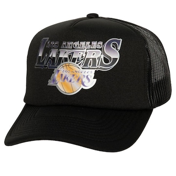 Boné Aba Curva Mitchell & Ness Nba Rock On Truck Los Angeles Lakers - Adulto