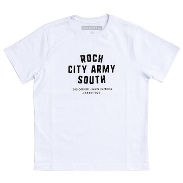 Camiseta Rock City Army South - Infantil