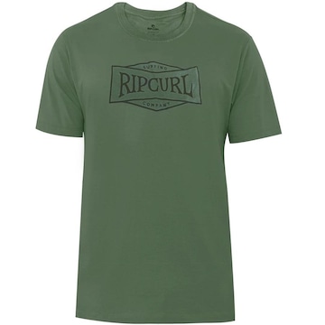 Camiseta Rip Curl Surfing Company Washed Army - Masculina