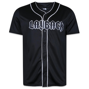 Camiseta New Era Jersey Collab Layback 10 Anos - Masculina