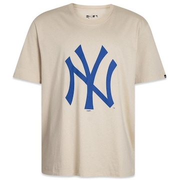 Camiseta New Era Plus Size Mlb New York Yankees Big Logo - Masculina