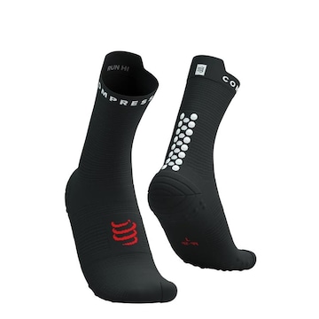 Meia de Compressão Para Corrida V4 Cano Médio Compressport - Unissex