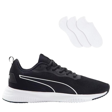 Tênis Puma Masculino Flyer Flex + 3 Pares De Meia