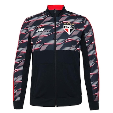 Jaqueta sem Capuz São Paulo F.C Pré-Jogo 2024 New Balance - Masculina