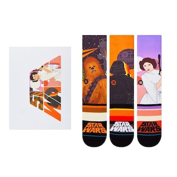 Meia Cano Alto Stance Collab Star Wars By Jaz Box Set - Adulto