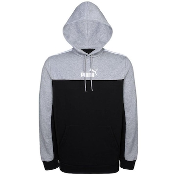 Blusão de Moletom com Capuz Puma Ess Block Hoodie - Masculino