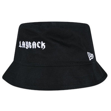 Chapéu New Era Bucket Collab Layback 10 Anos - Adulto