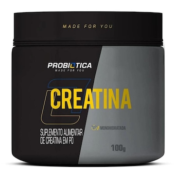 Creatina Pura 100G - Probiótica - Monohidratada