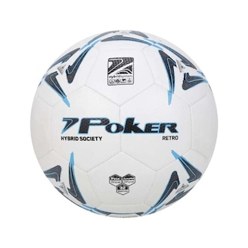 Bola Society Poker Pro 32 Gomos Hybrid - Bco