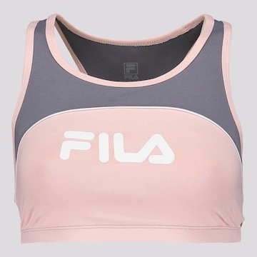 Top Fitness Fila Letter Fit - Feminino