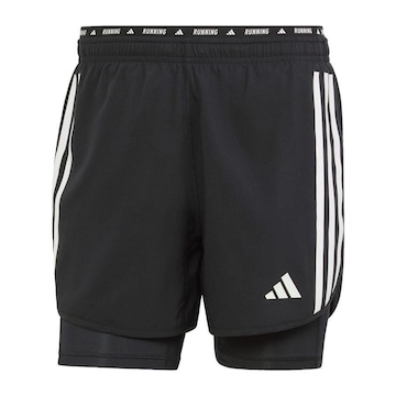 Shorts adidas Own The Run e 3S 2 In 1 S - Masculino