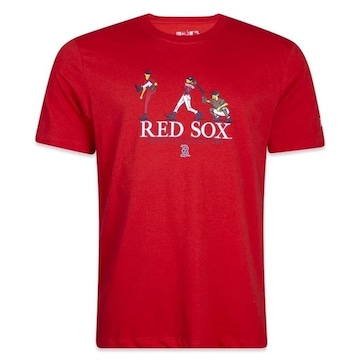 Camiseta New Era Boston Red Sox Freestyle - Masculina