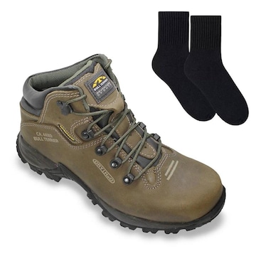 Bota Bull Terrier Terragrip - Masculina + Par de Meia