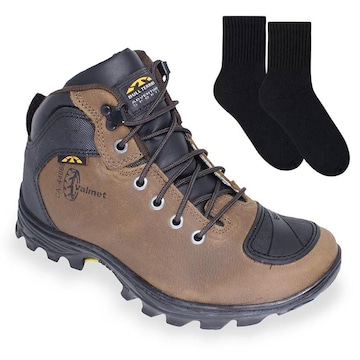 Bota Bull Terrier Valmet Moto - Masculina + Par de Meia