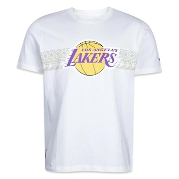 Camiseta New Era Los Angeles Lakers Cultural Remixes - Masculina