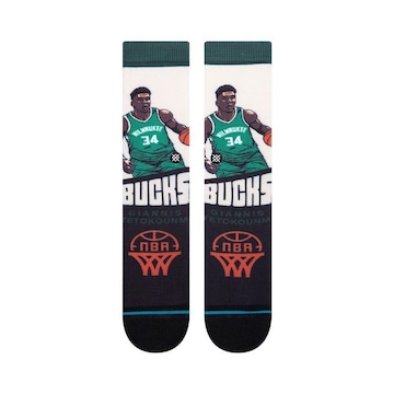 Meia Stance Nba Graded Giannis Multicolorida - Unissex