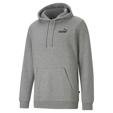 Blusão de Moletom com Capuz Puma Canguru Ess Small Logo - Masculino