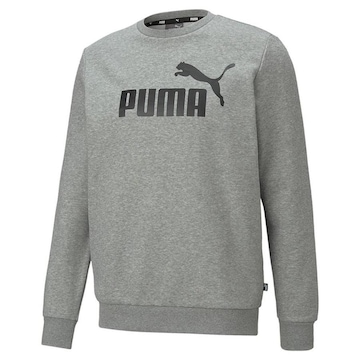 Blusão de Moletom sem Capuz Puma Careca Ess Big Logo Crew - Masculino