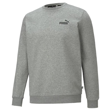 Blusão de Moletom sem Capuz Puma Careca Ess Small Logo - Masculino