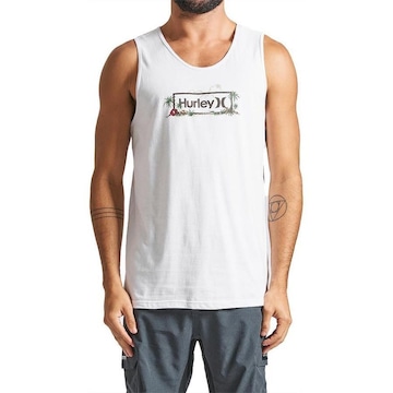 Regata Hurley Oasis Sm24 Masculina Branco