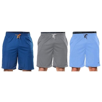 Kit Bermuda Elite Comfort - 3 Unidades - Masculina