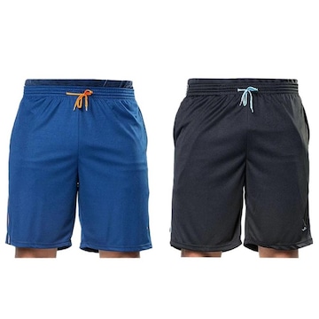 Bermudas Elite Comfort Plus Size - 2 Unidades - Masculina