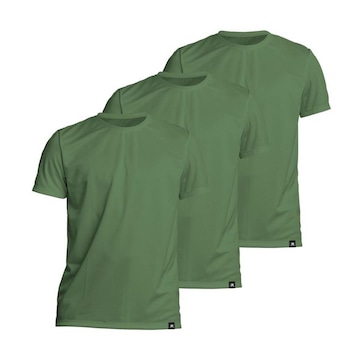 Kit 3 Camiseta Algodão Sportswear Muvin - Masculino