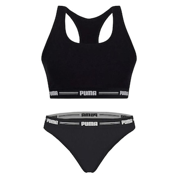 Kit Top Puma Nadador + Calcinha Biquíni - Feminino