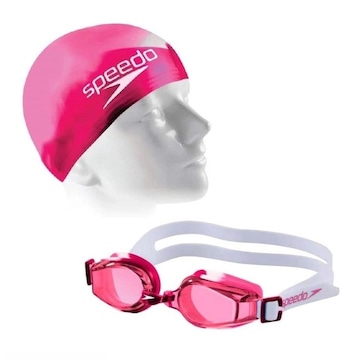 Kit Natação Infantil Speedo Swim Jr Slc - Óculos + Touca