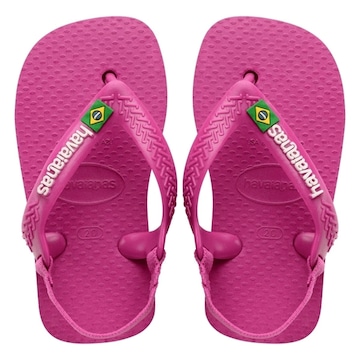 Chinelo Havaianas Baby Brasil Logo Infantil