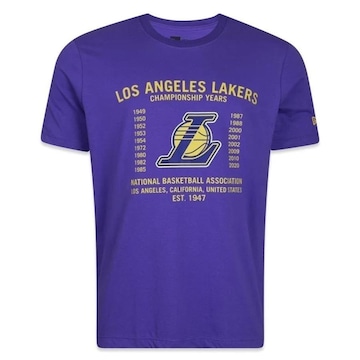 Camiseta New Era Los Angeles Lakers All Building - Masculina