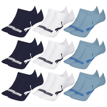 Kit Meia Sapatilha Puma Invisível - 9 Pares - Infantil