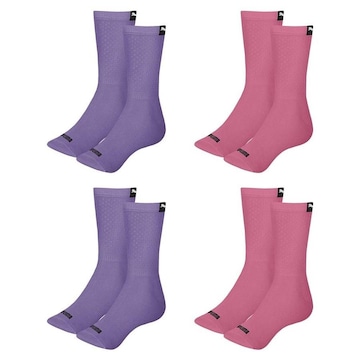 Kit Meia Puma Esportiva - 4 Pares - Feminino