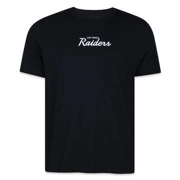 Camiseta New Era Las Vegas Raiders Core Name - Masculina