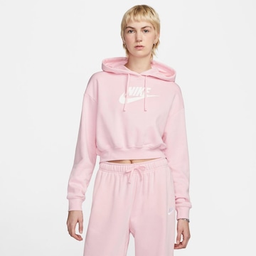 Blusão Nike Sportswear Club Fleece Crop - Feminino