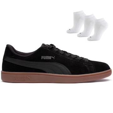 Tênis Puma Smash V2 - Masculino + 3 Pares de Meias