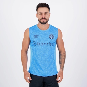 Camiseta Regata do Grêmio Treino 2024 Umbro - Masculina